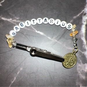 SAGITTARIUS Astrological Sign Roach Clip Smoker’s Helper with Birth Sign & Charm